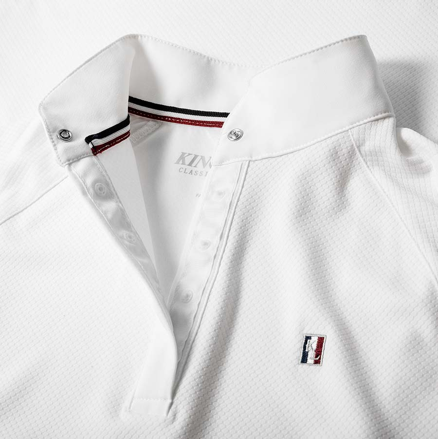 Competition Shirt Children/Junior Classic Short Sleeve Girls White