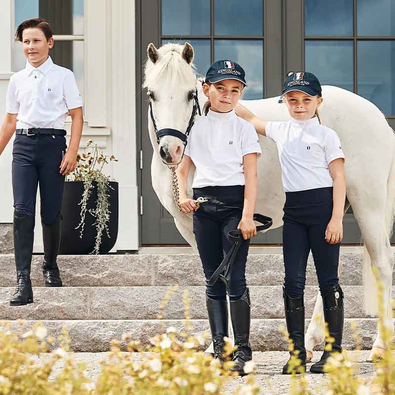 Competition Shirt Children/Junior Classic Short Sleeve Girls White