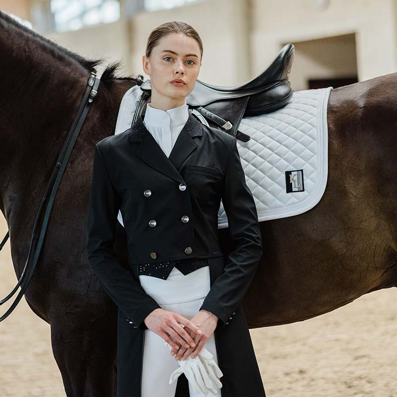 Dressage Saddle Pad Classic White