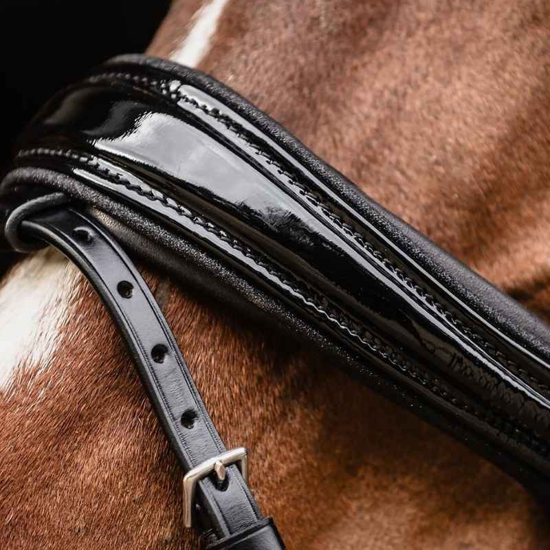 Dressage Bridle Isabell Werth Satchmo Patent Black
