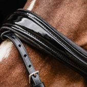 Dressage Bridle Isabell Werth Satchmo Patent Black Dressage Bridle Isabell Werth Satchmo Patent Black
