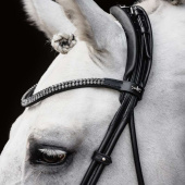 Dressage Bridle Isabell Werth Satchmo Patent Black Dressage Bridle Isabell Werth Satchmo Patent Black