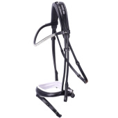 Dressage Bridle Isabell Werth Satchmo Black/White Dressage Bridle Isabell Werth Satchmo Black/White