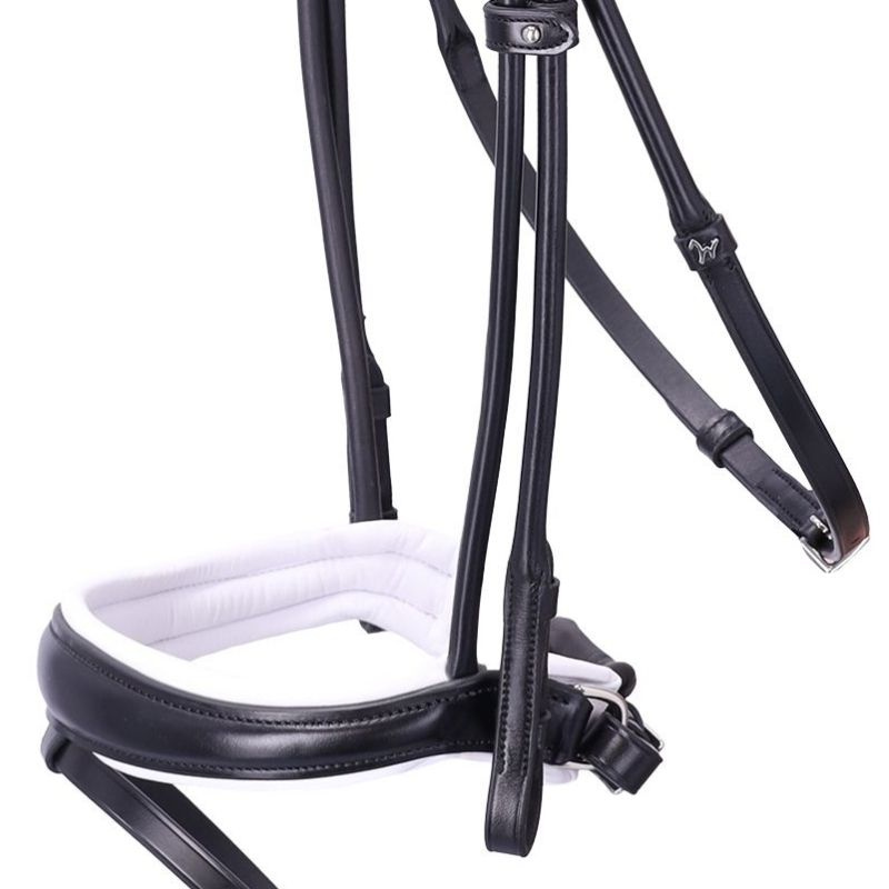 Dressage Bridle Isabell Werth Satchmo Black/White