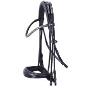 Double Bridle Isabell Werth Bella Rose Black Double Bridle Isabell Werth Bella Rose Black
