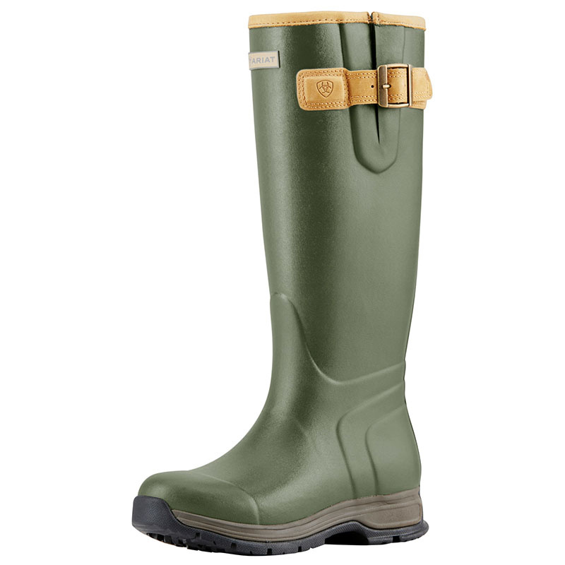 Insulated Rubber Boots Burford Green