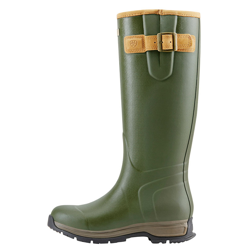 Insulated Rubber Boots Burford Green