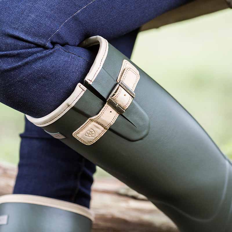 Insulated Rubber Boots Burford Green