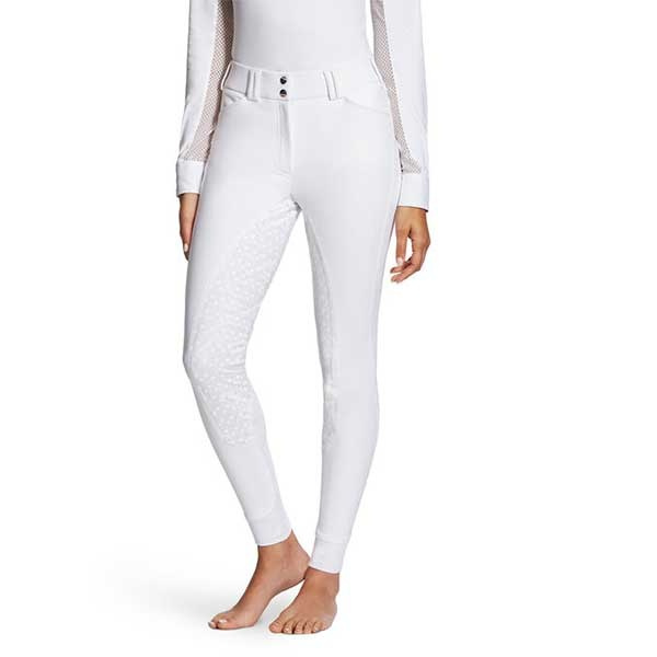 Riding Breeches Tri Factor Full Grip White