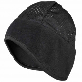Helmet Cap Fleece Mesh Black