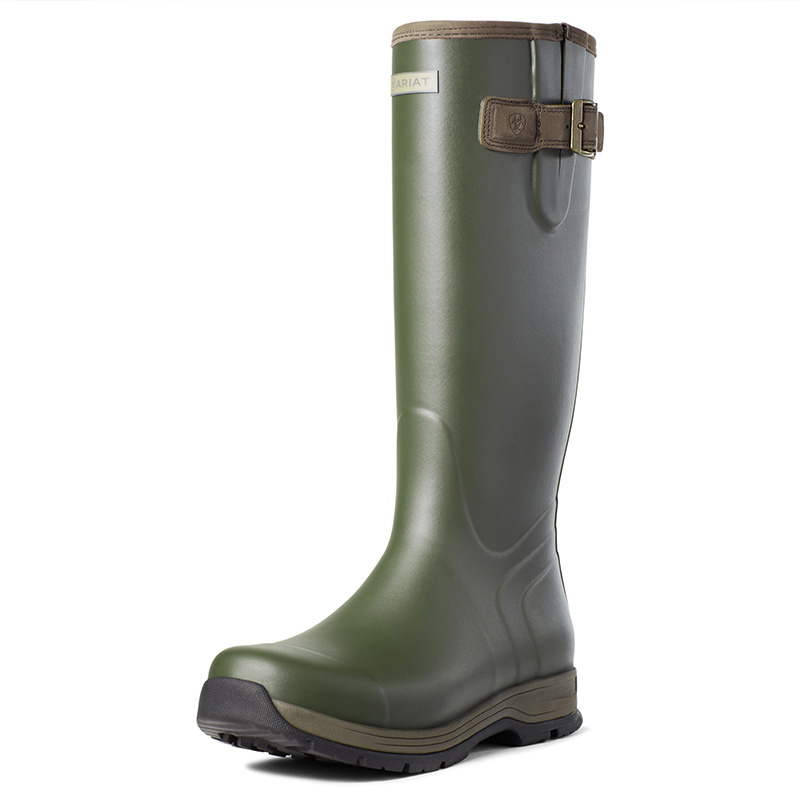 Insulated Men's Rubber Boots Burford Green