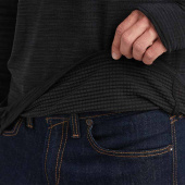 Sweater Men's Gridwork 1/4-Zip Black