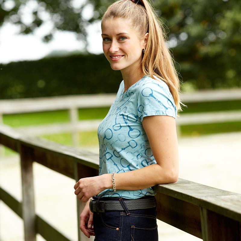 T-Shirt Snaffle Light Blue