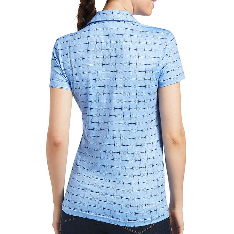 Polo Motif Full Cheek Print Blue