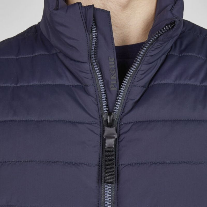 Vest Quilted Core Men Navy Blue