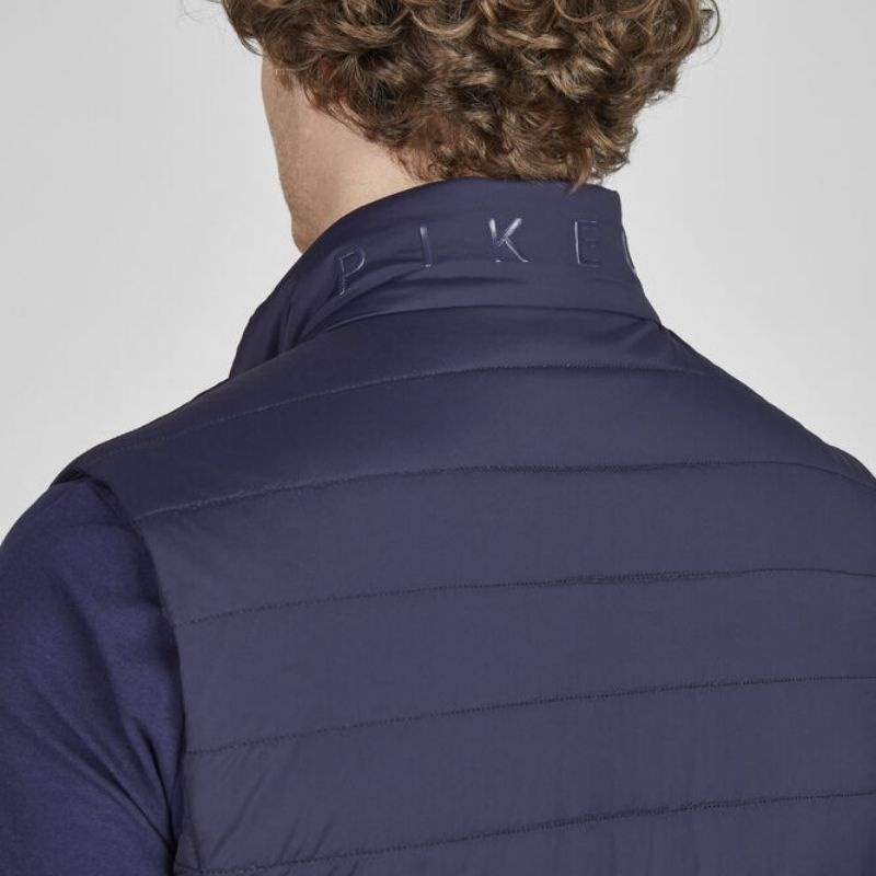 Vest Quilted Core Men Navy Blue