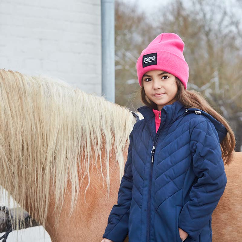 Riding Parka Jr Gaia Navy