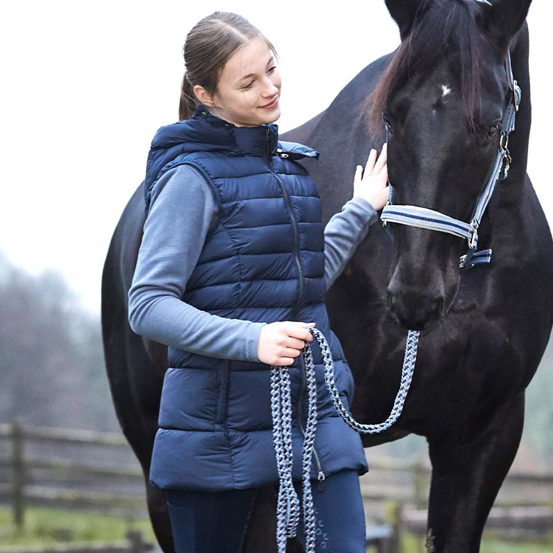 Long Riding Vest Jill Navy