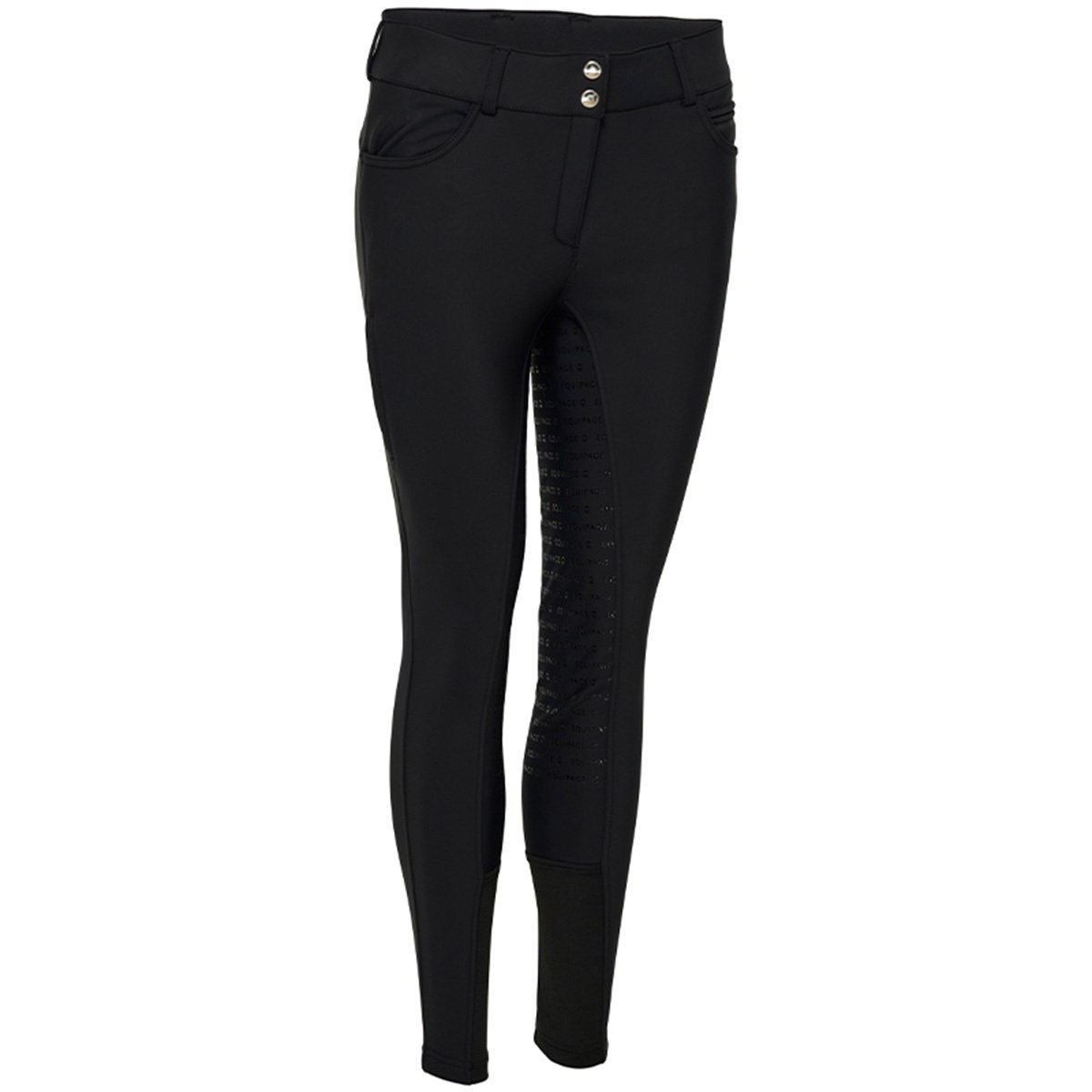Winter Riding Breeches Janet Full Seat Softshell Black