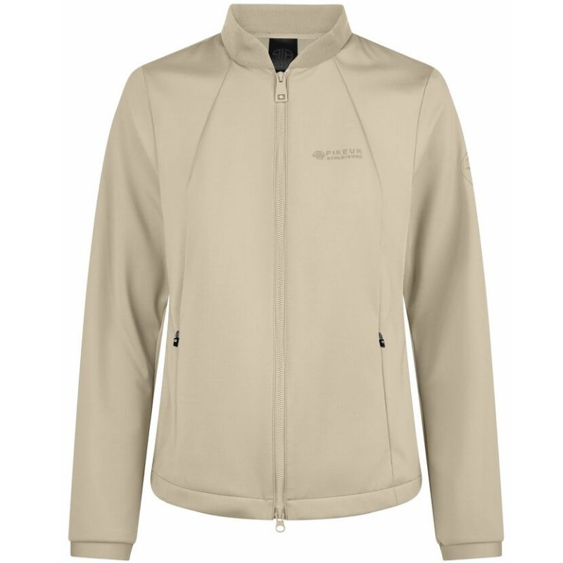 Fleece Jacket Athleisure Beige