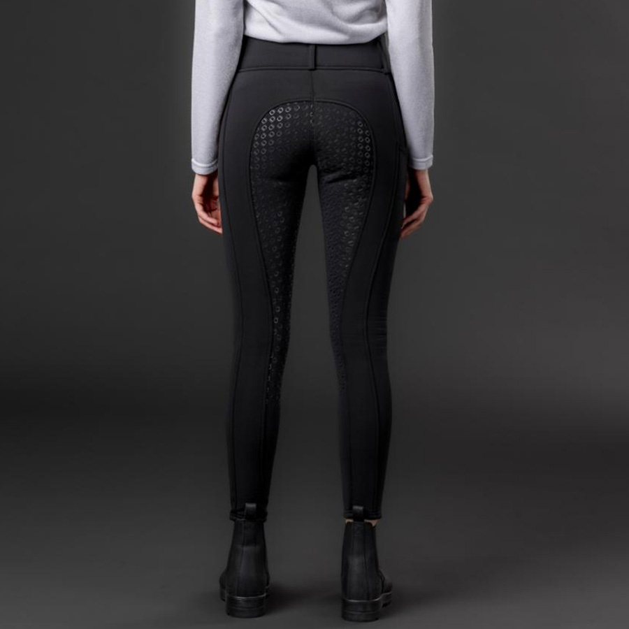 Winter Riding Tights Selena Full Grip Black