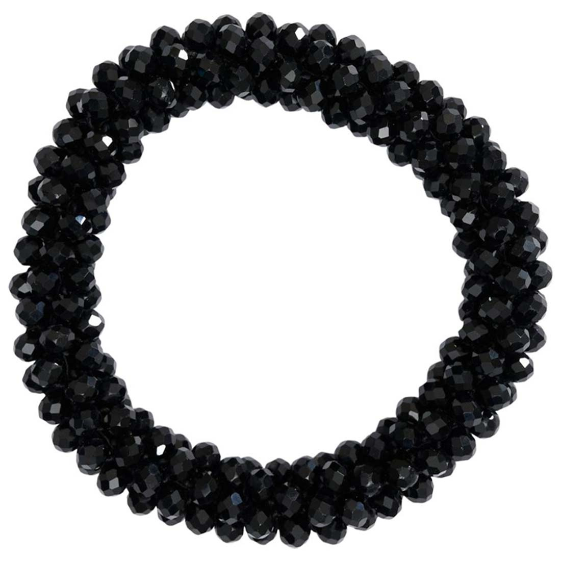 Hair Tie Saylene Crystals Black
