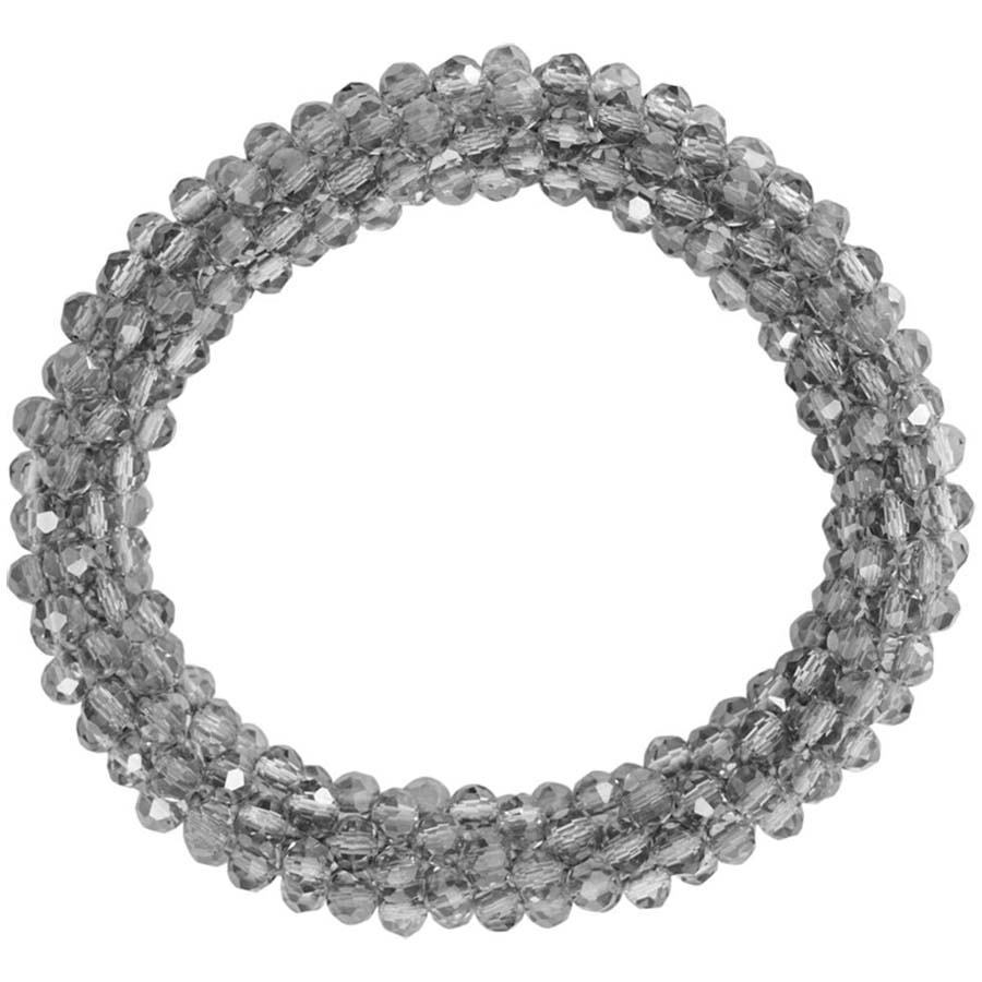 Hair Tie Saylene Crystals Silver