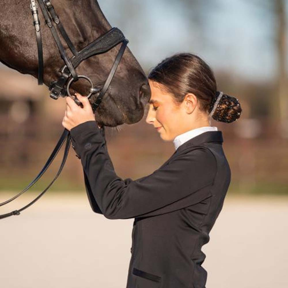 Hair Net Saga Pearls Black