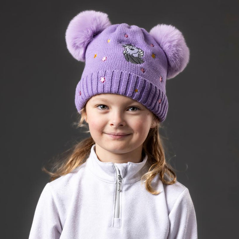 Beanie Kids/Junior Sif Unicorn Purple
