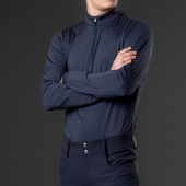 Performance Shirt Men Steve 1/4 Zip Navy Performance Shirt Men Steve 1/4 Zip Navy