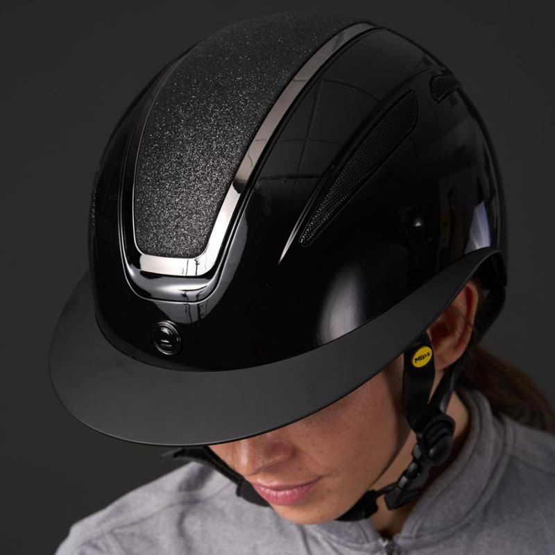 Riding Helmet MIPS Guardian Glossy Black