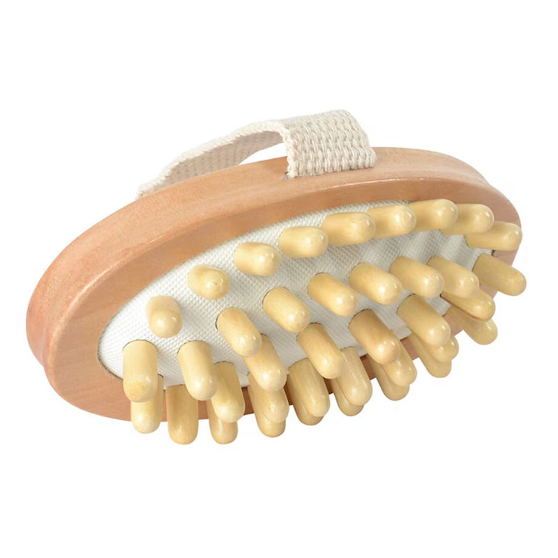 Massage Brush Träknoppar Brown