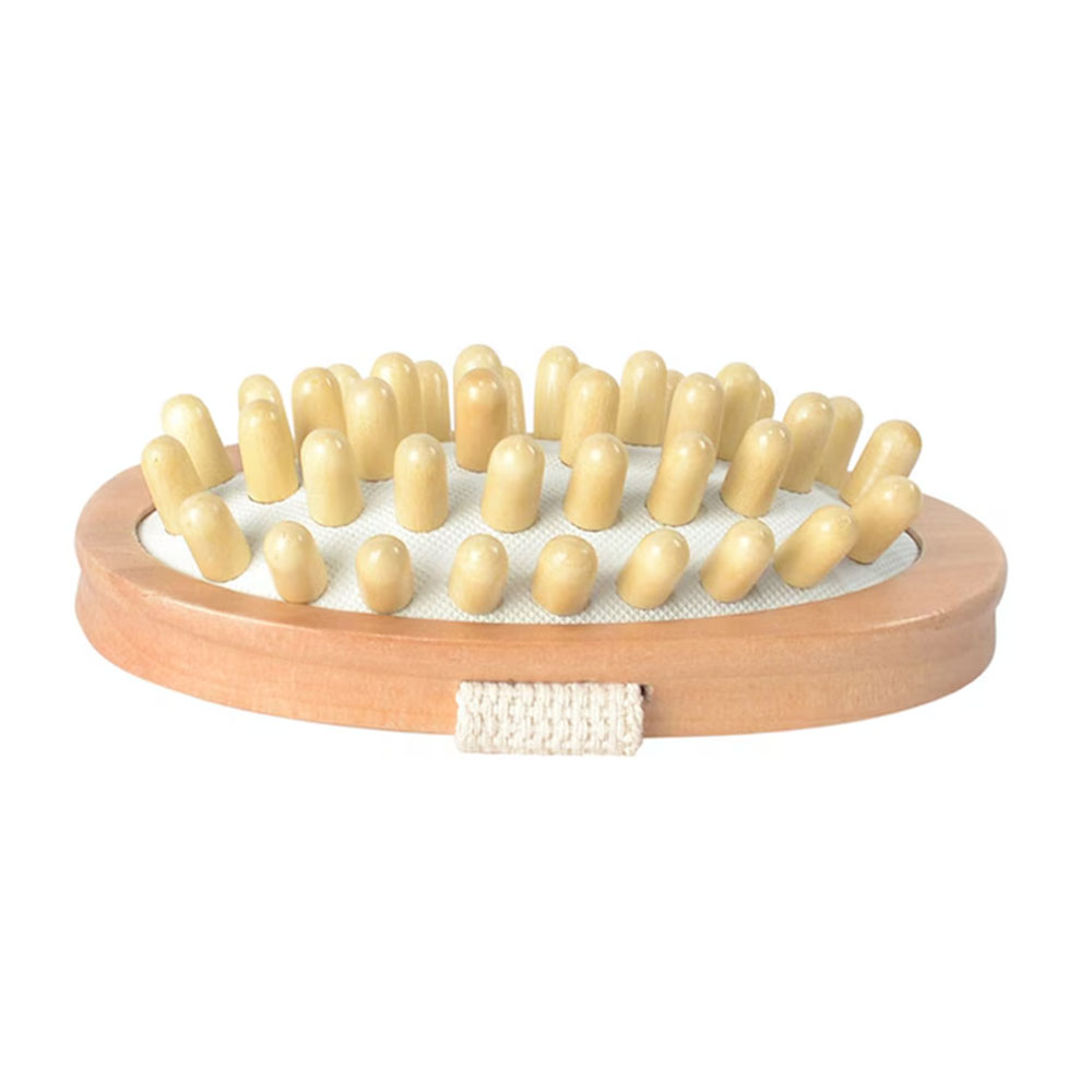 Massage Brush Träknoppar Brown