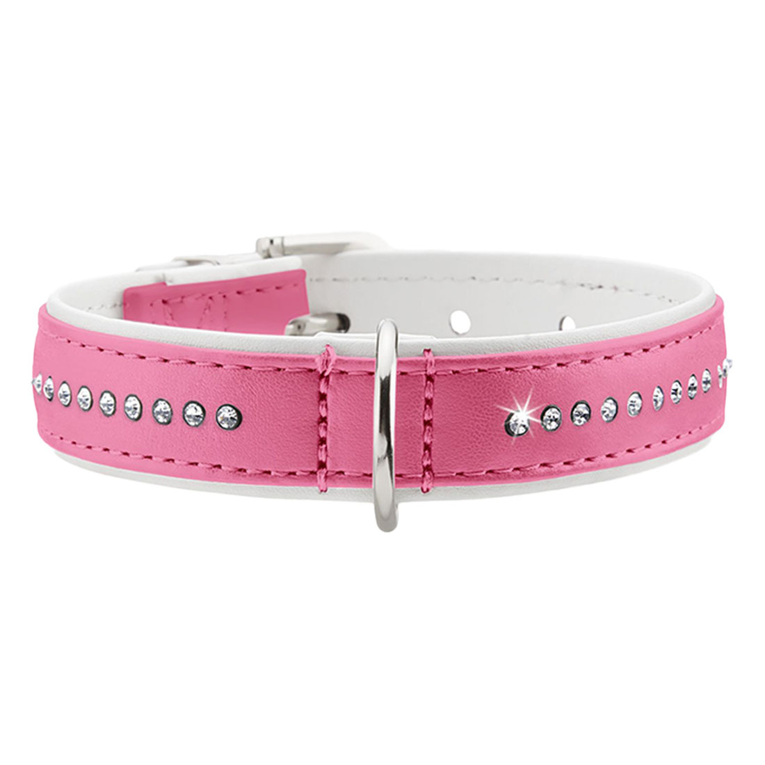 Dog Collar Modern Art Luxury Cerise