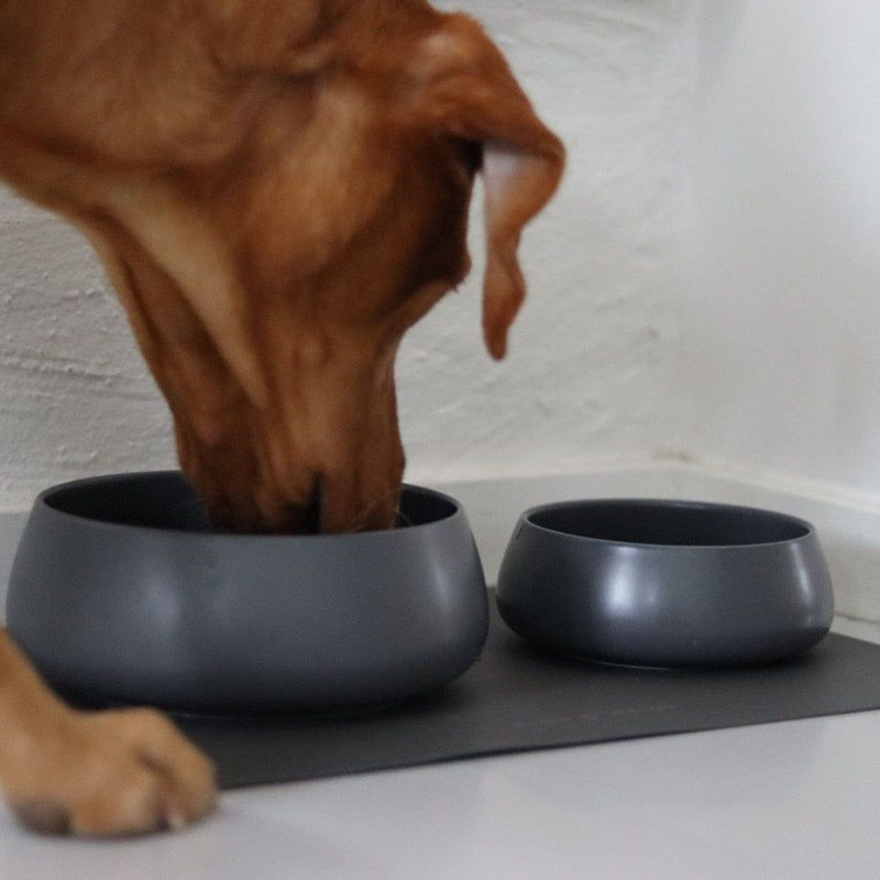 Dog Bowl New Bowl Dark Grey