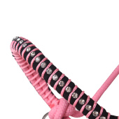 Rope Halter with Reins Combi Liberty Light Pink Rope Halter with Reins Combi Liberty Light Pink