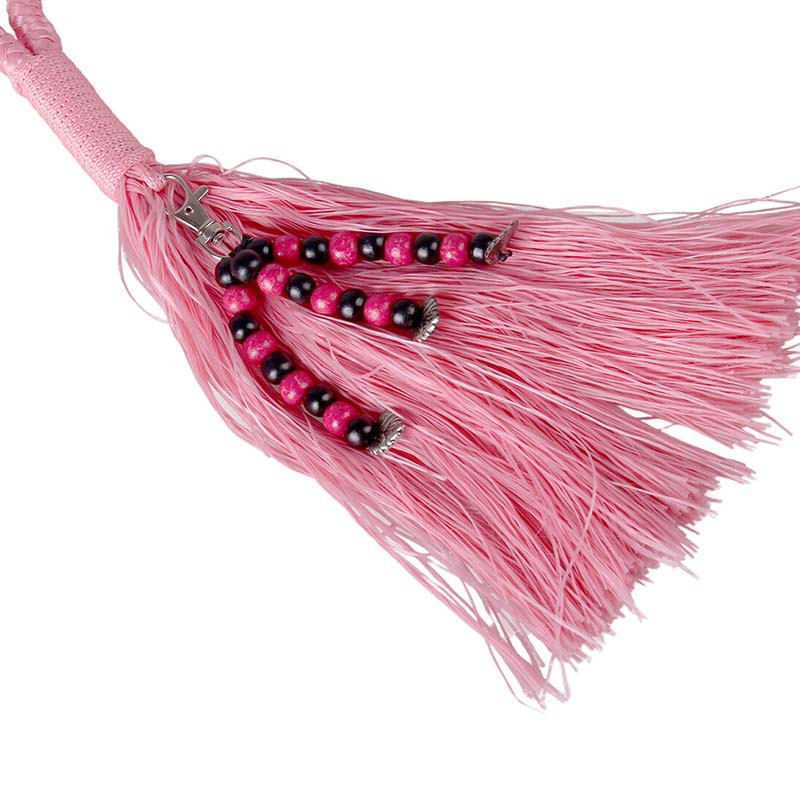 Rope Halter with Reins Combi Liberty Light Pink