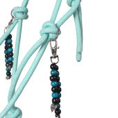 Rope Halter with Reins Combi Liberty Light Green