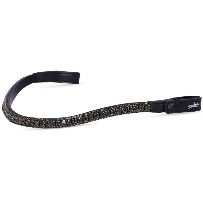 Browband Malaga Black/Grey