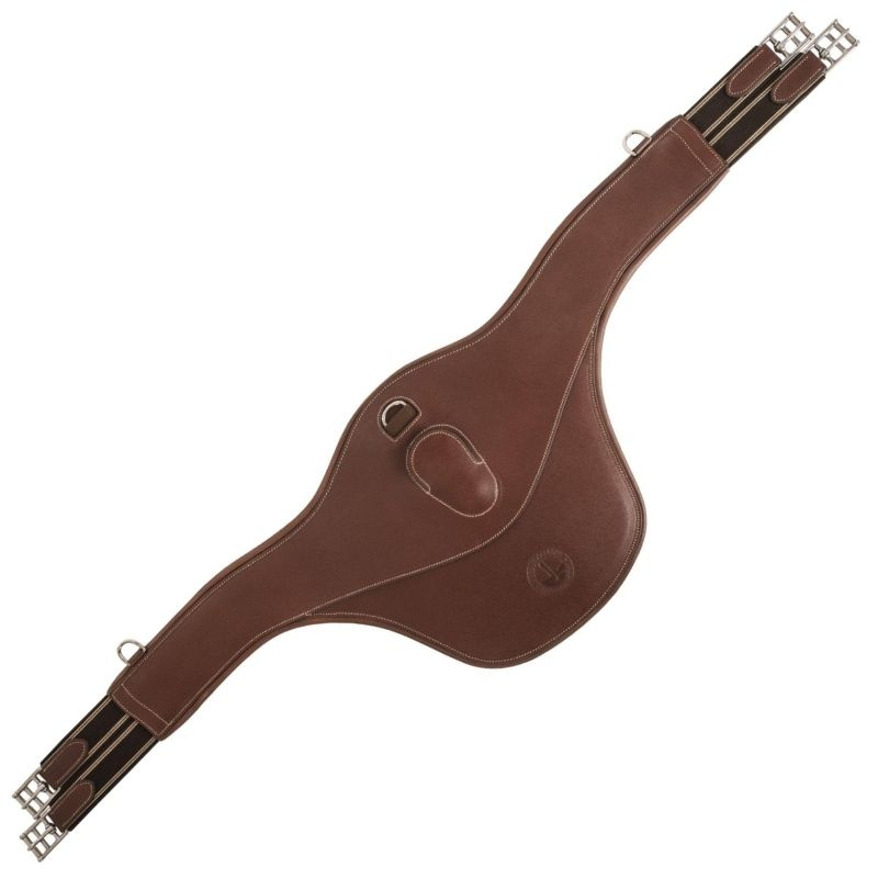 Stud guard girth Eccelente Brown