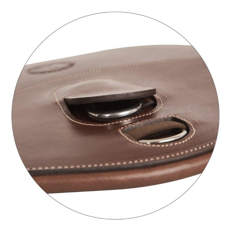 Stud guard girth Eccelente Brown