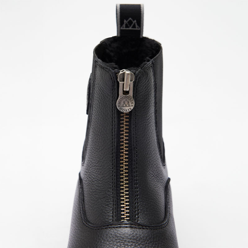 Jodhpur Boots Ragazza Young Front Zip Paddock Black