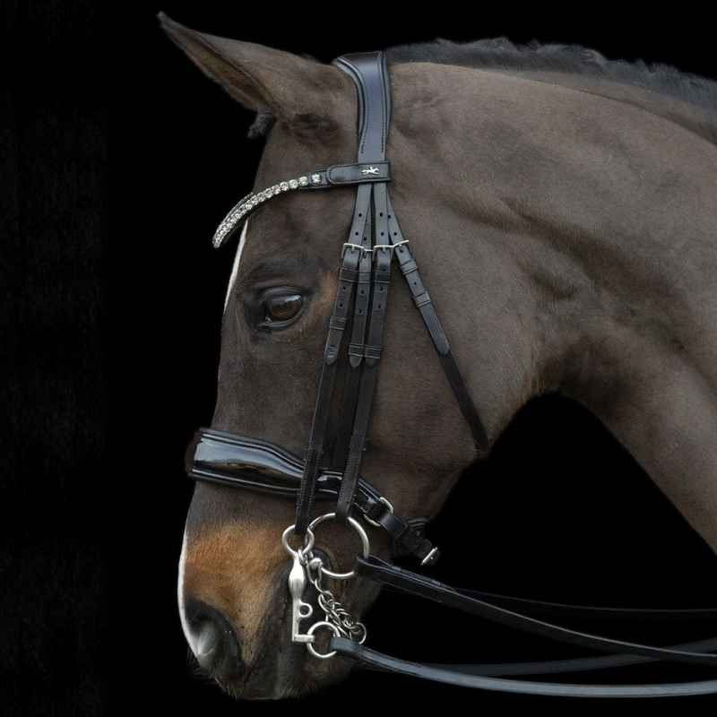 Double Bridle Milazzo Black