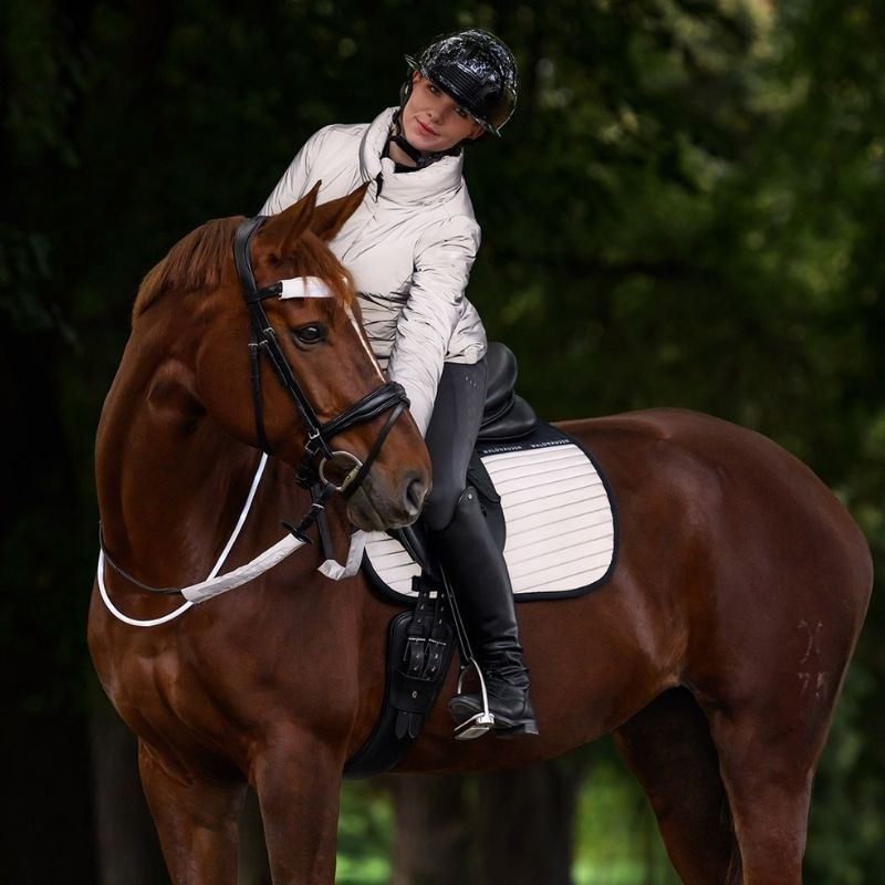 Dressage Saddle Pad Reflex Grey