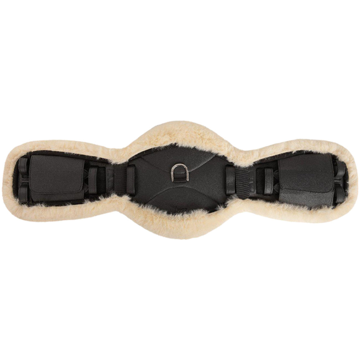 Girth Cover Dressage Faux Fur Nature