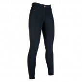 Riding Breeches Glamour Style Black/Rose Gold