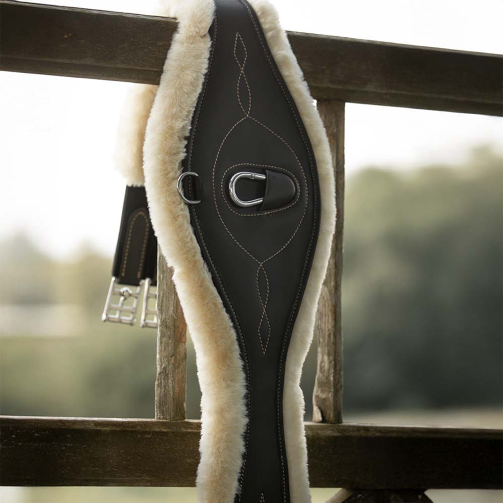 Saddle Girth Anatomisk Smart Synthetic Black