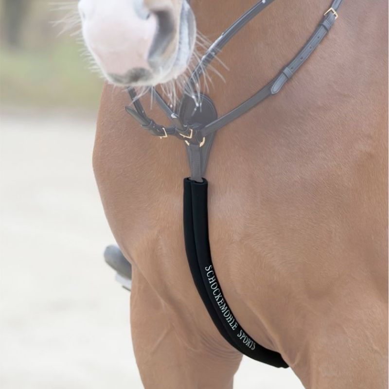 Neoprene Breastplate Cover Body Guard Black