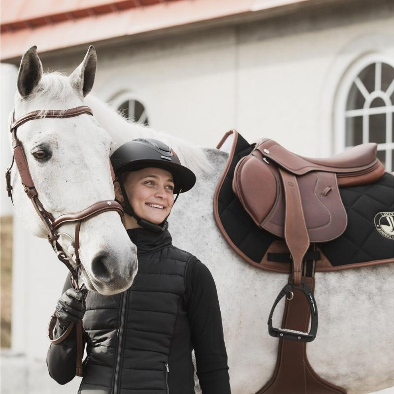 Stirrup Leathers Mono Wide Eccelente Brown