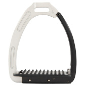 Stirrups Children/Junior Lavarone Silver/Black Stirrups Children/Junior Lavarone Silver/Black